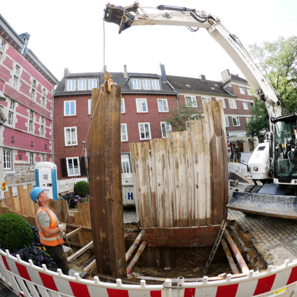 Herstellung eines Schachtabbruchs mit Erneuerung sowie die Belüftung des Hauptkanals