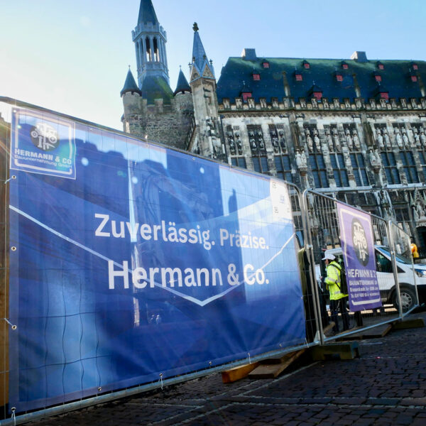 Baustelle am Aachener Markt