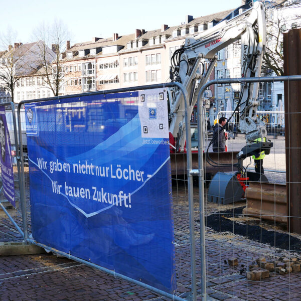 Baustelle am Aachener Markt