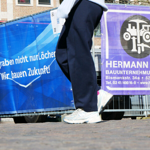 Baustelle am Aachener Markt